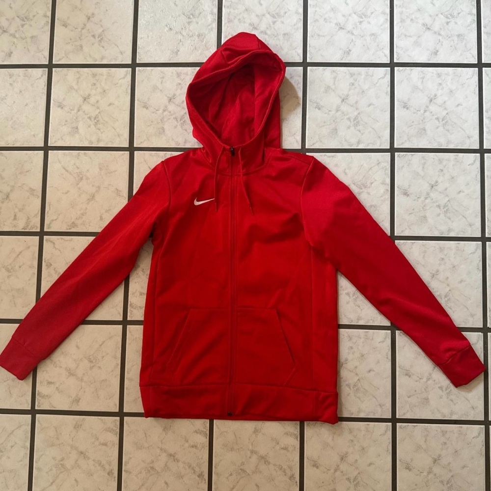 Nike Vibrant Red Full-Zip Hoodie